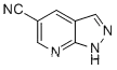 Molecular Structure of 1234616-67-1 (1H-Pyrazolo[3,4-b]pyridine-5-carbonitrile)